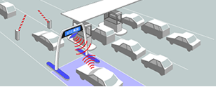 ①ETC是一種無須停車即可支付通行費的自動系統。的參考圖片